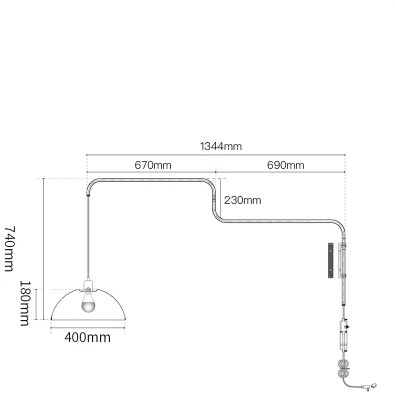 Vintage Flex Wall Lamp